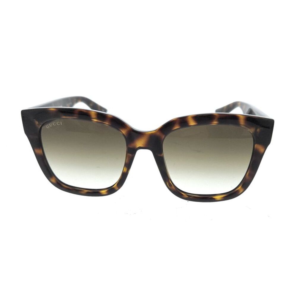 Gucci GG1338S-003 Havana Brown Square Sunglasses - Picture 2 of 4